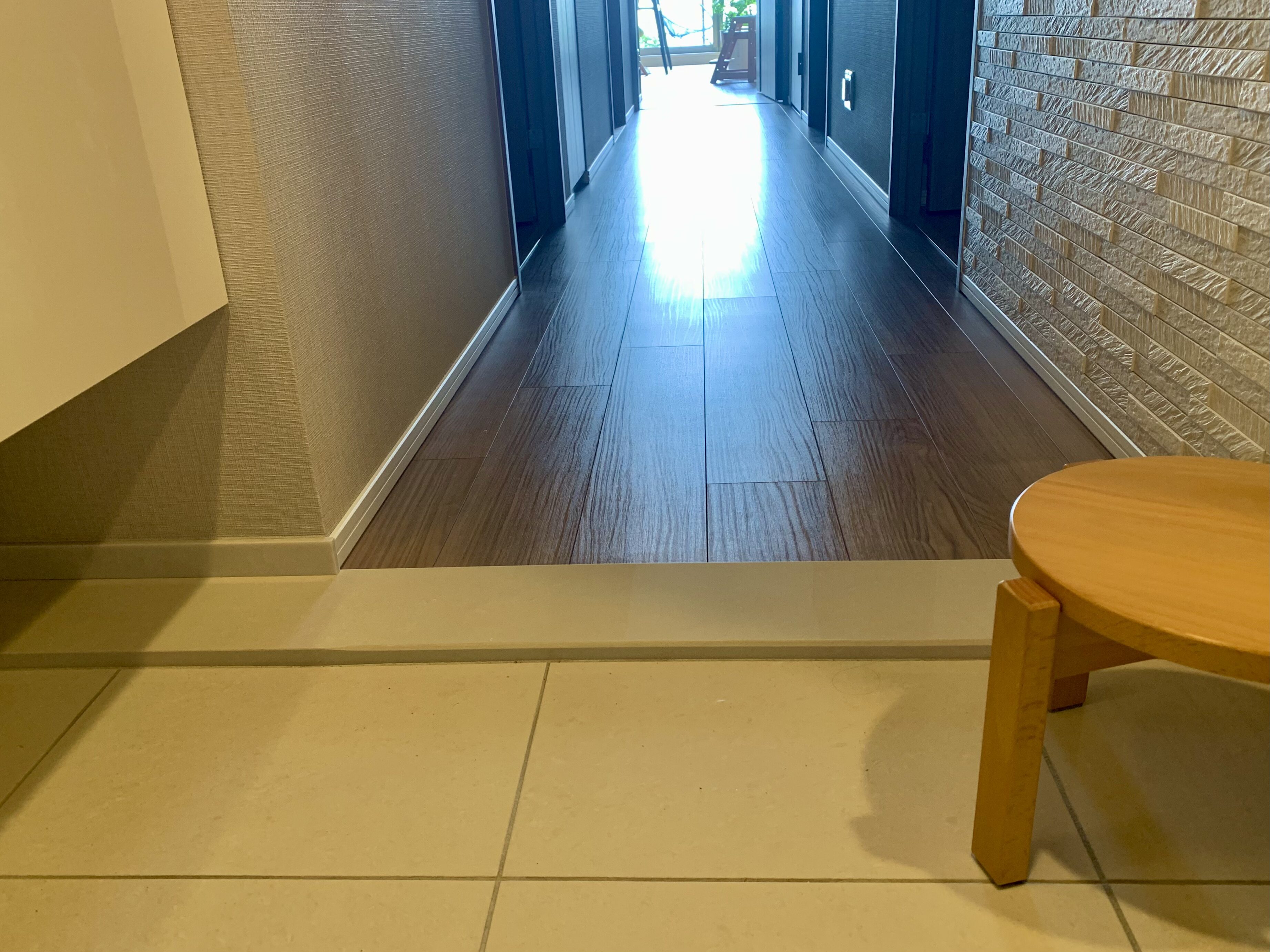 玄関マットはない